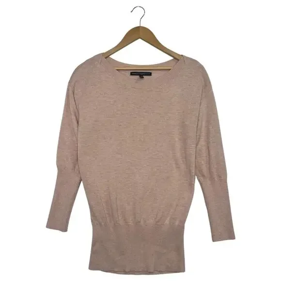 White House Black Market Sweater Womens Small Cashmere Blend Lightweight Classic - Picture 1 of 16